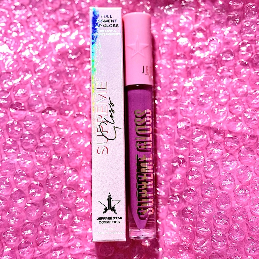 Jeffree Star Cosmetics MORE THAN FRIENDS Berry Pink Supreme Gloss Lipstick NEW